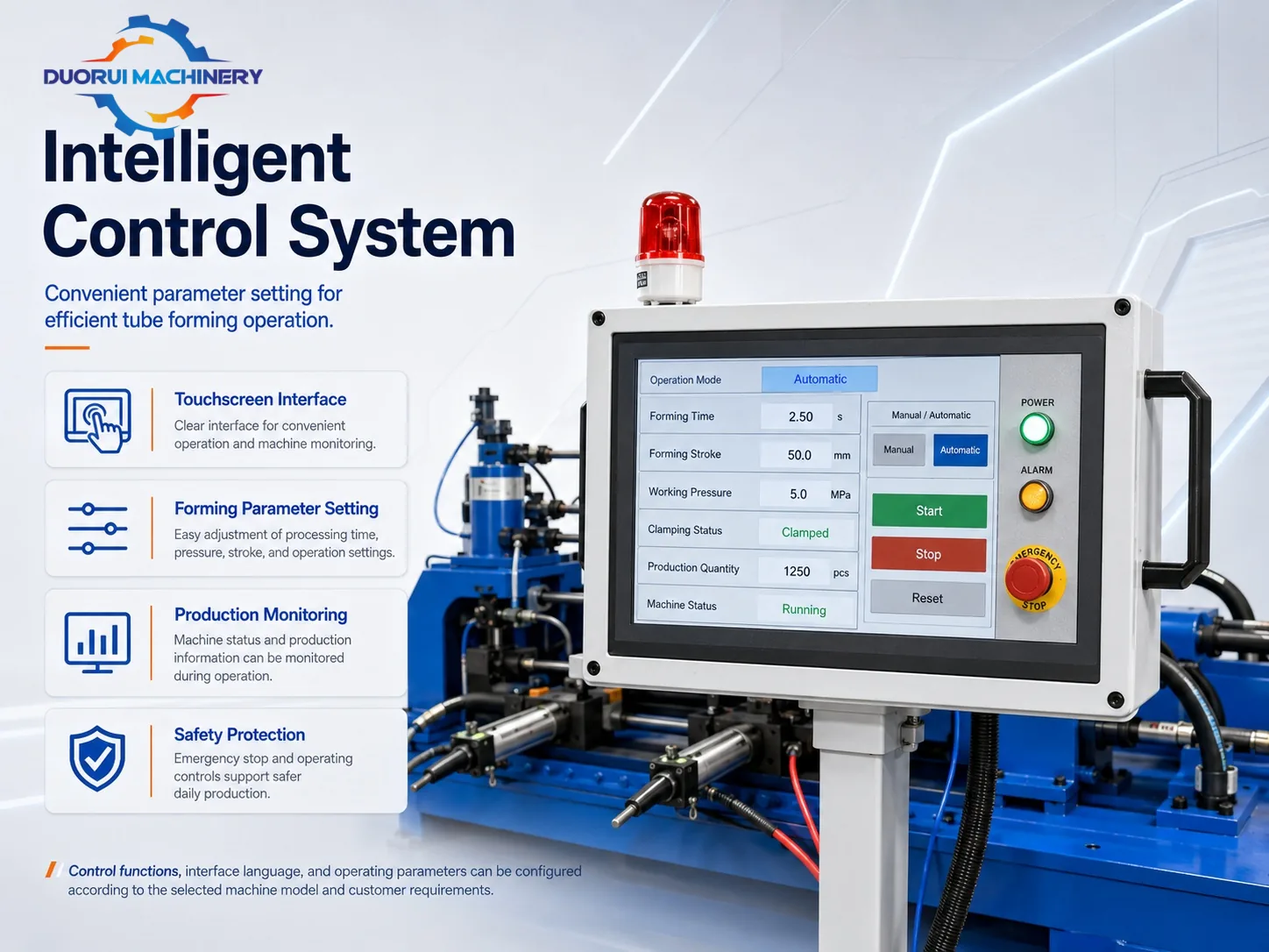 Pipe End Forming Machine